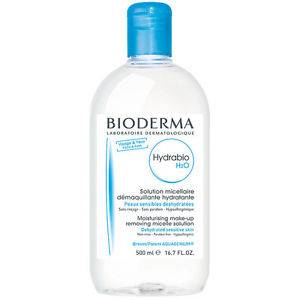 Bioderma Hydrabio H2O Moisturizing Make Up Removing Micellar Water For Dehydrated Sensitive Skin 500ml