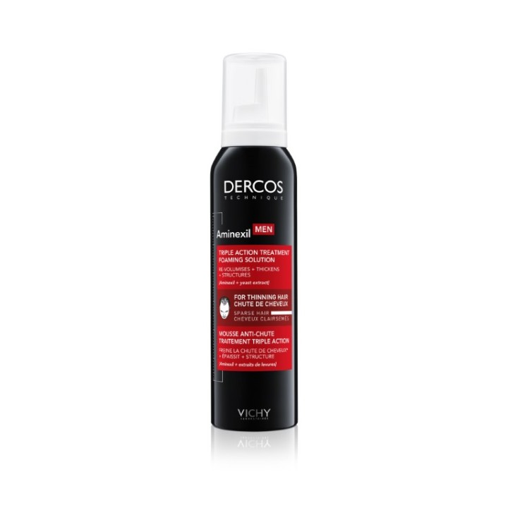 Vichy Dercos Aminexil Men Triple Action Treatment Foaming Solution 150ml