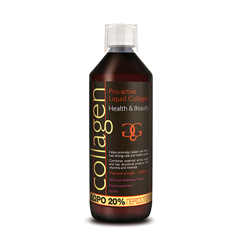 Pro - Active Collagen Strawberry (Authentic) Liquid 600Ml X 20%Free