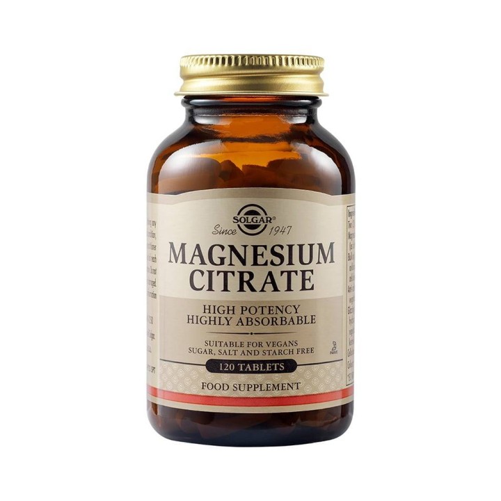 Solgar Magnesium Citrate 200Mg 120S