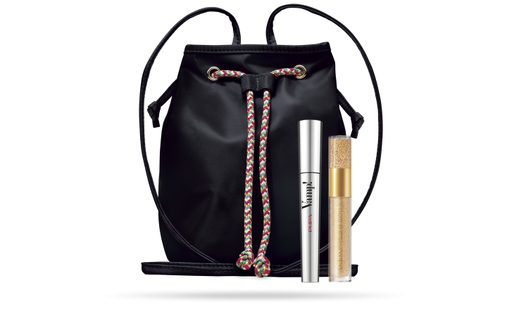 PUPA Kit Vamp! Bucket Bag Black Vamp Mascara & Jelly Lip Gloss