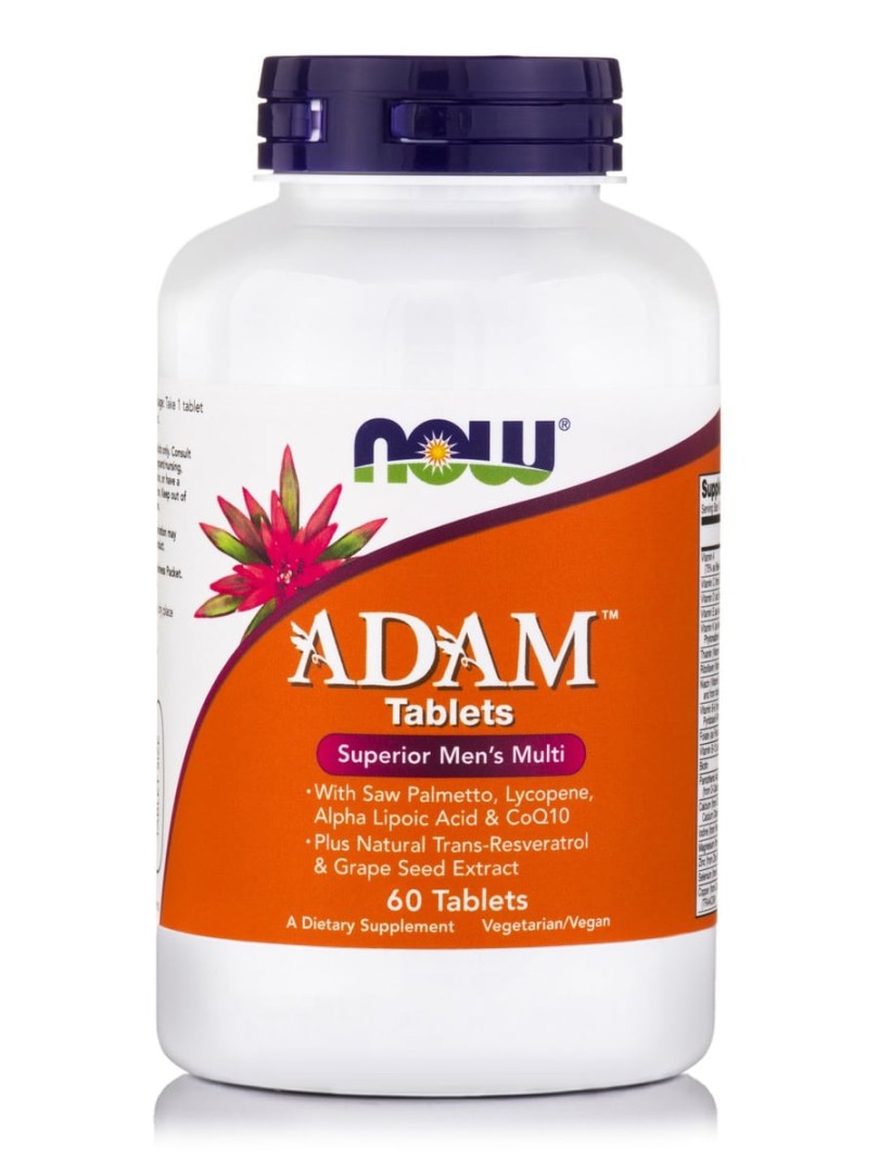 Now Adam The Ultimate Mens Multi Vitamin 60 Tabs