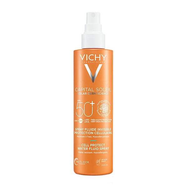 VICHY CAPITAL SOLEIL CELL PROTECT WATER FLUID SPRAY SPF50+200ML
