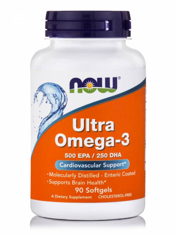 Now Ultra Omega-3 500Mg 90 Softgels