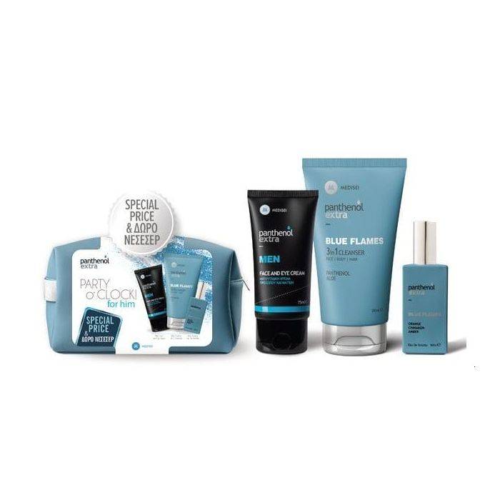 Panthenol Extra Party O'Clock For Him Gift Set Blue 3Pieces