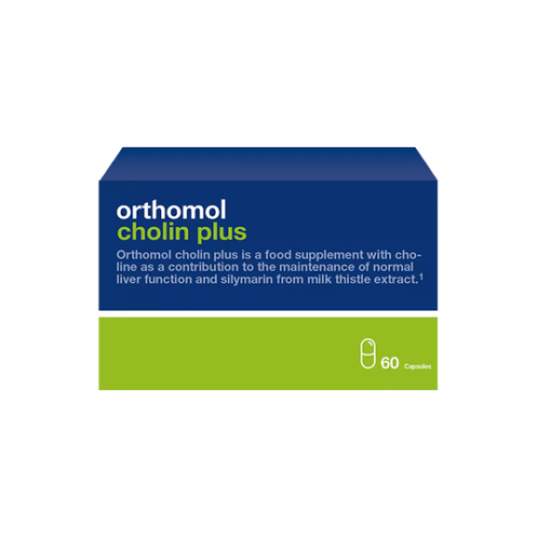 Orthomol Cholin Plus For Normal Liver Function 60 Capsules
