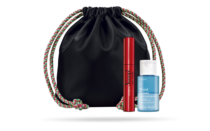 Pupa Kit Vamp! Beauty Bag Black Sexy Lashes Mascara & Wand Eraser 50Ml