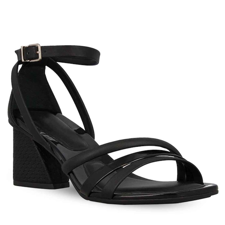 Parex Women's Black Short Heel Sandal S2023 (11627092) 39