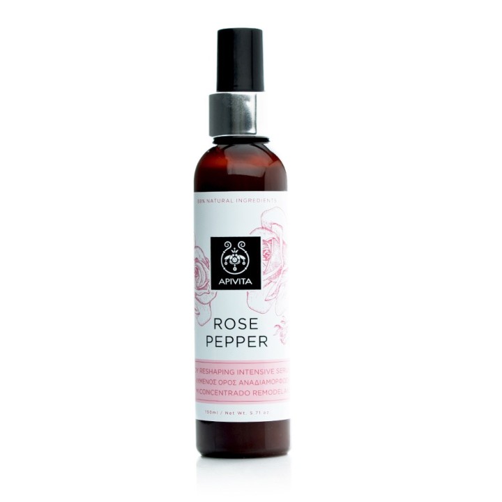 Apivita Rose Pepper Body Remodeling Massage Oil 150Ml