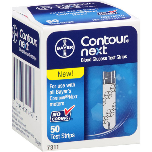 Bayer Contour Next Glucose Test Strips 50 Strips