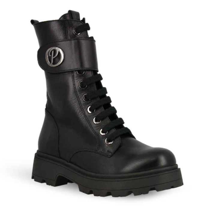 Parex Women's Black Leather Ankle Boots W2022 (10326052) 36