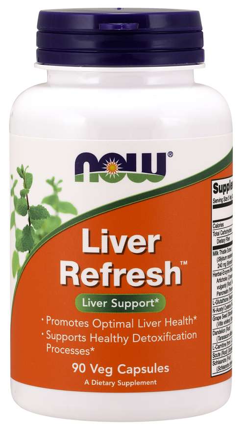 Now Liver Refresh 90 Vegetarian Capsules