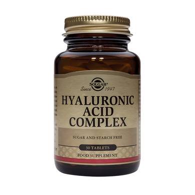 Solgar Hyaluronic Acid Complex For Healthy Joints Skin Hair And Nails 30 Tablets 30S
