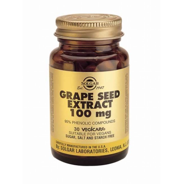 Solgar Grape Seed Extract 30 Caps X 100Mg