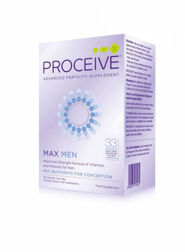 Proceive Men Max 30 Sachets Advanced Fertility Supplement