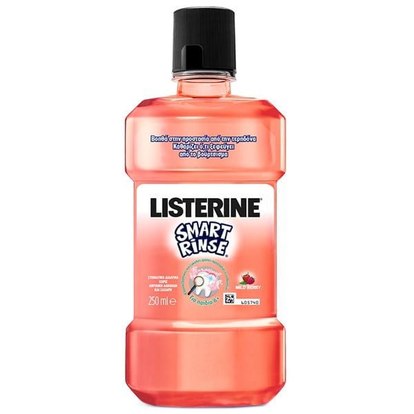 Listerine Smart Rinse Mild Berry Mouthwash 250ml