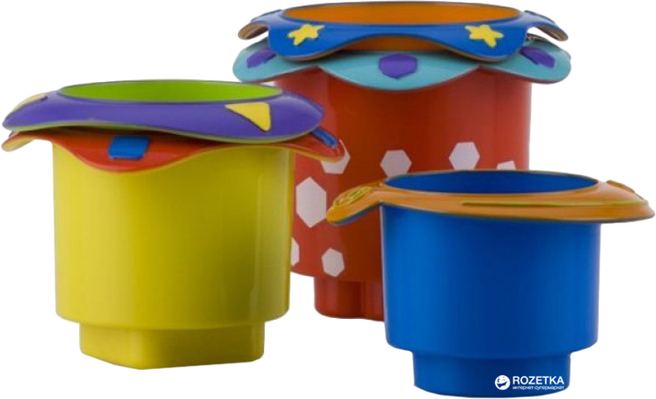 Nuby Bath Cups Set of 5 for Babies 9+ Months