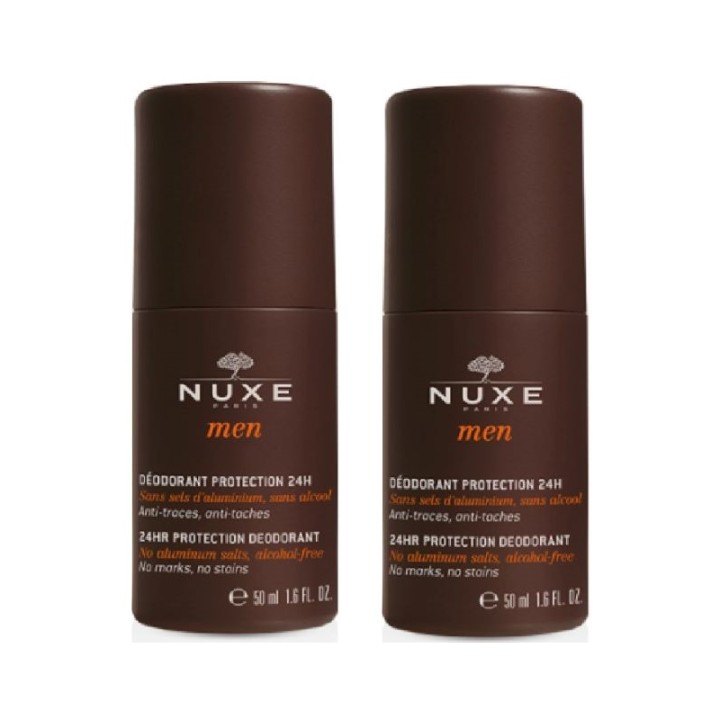 Nuxe Men Deodorant Protection 24h 50ml 1+1