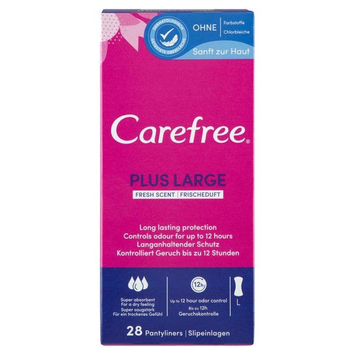 Carefree Large Fresh Scented Pantyliners 28 Count