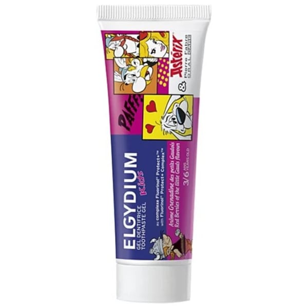 Elgydium T/Paste Kids Red Beries Asterix 50Ml
