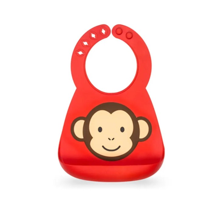 Nuby Silicone Bib with Animal Designs