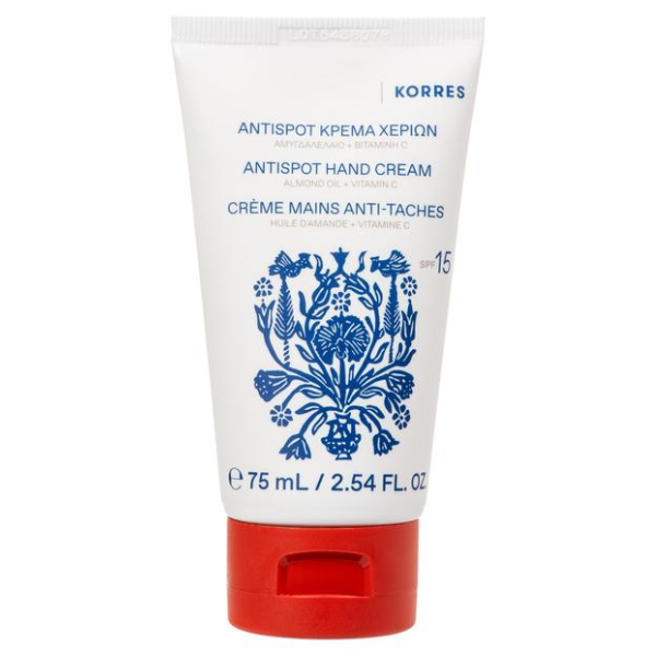 Korres Antispot Almond Oil & Vitamin C Hand Cream Spf 15 75ml