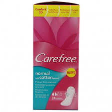 Carefree Cotton Pantyliners Unscented 20 Count