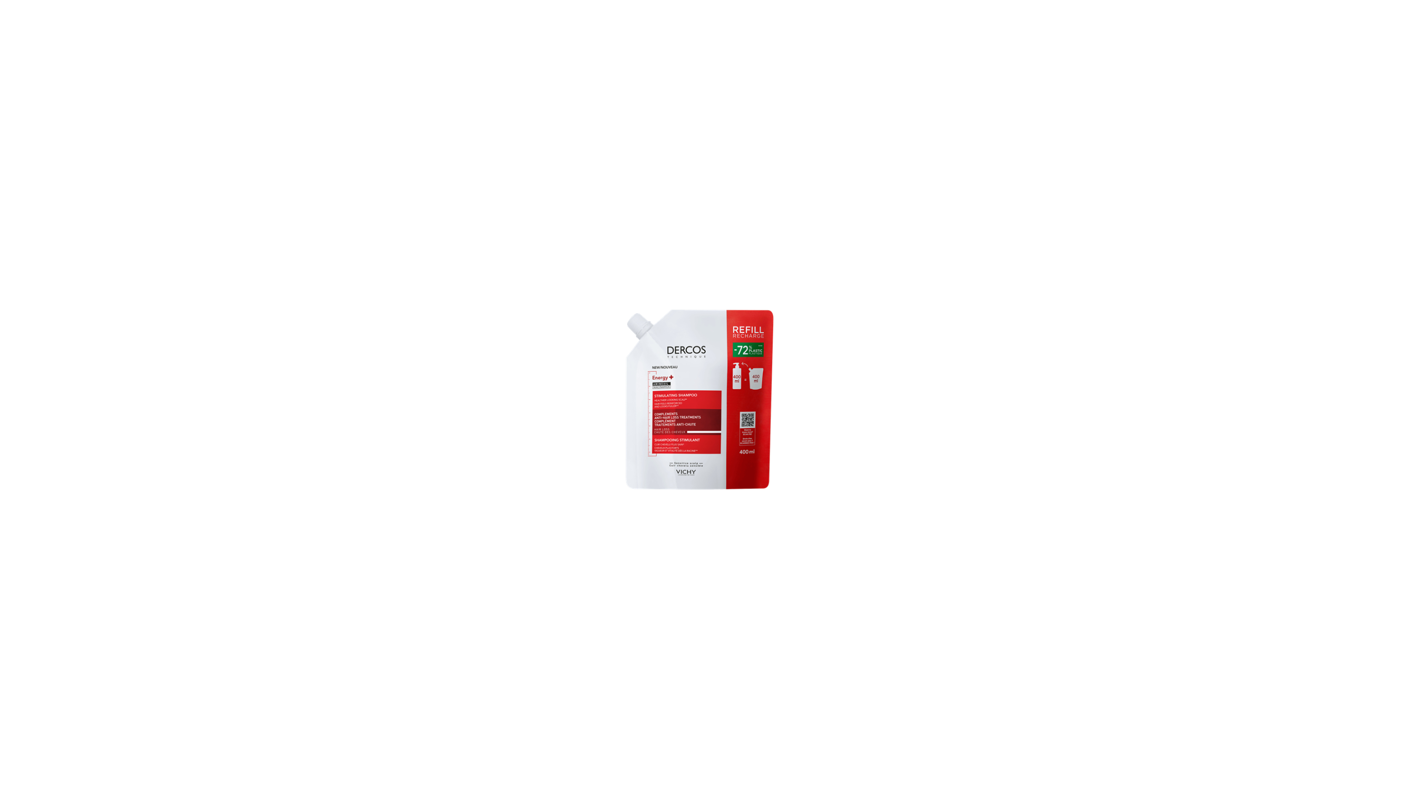 Vichy Dercos Stimulating Shampoo Refill 400 ml