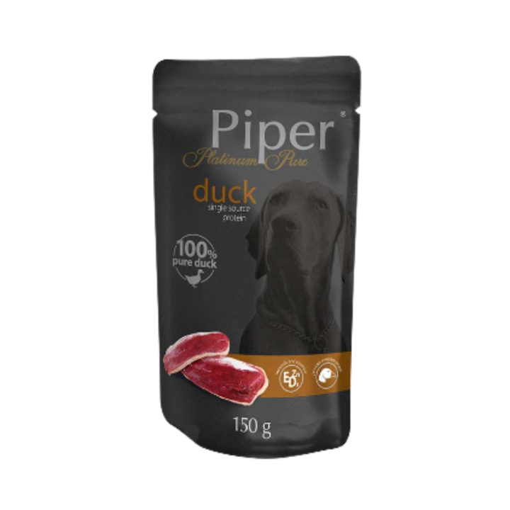 PiperDog Food Platinum Pure Duck/ Pouch/ 150gr