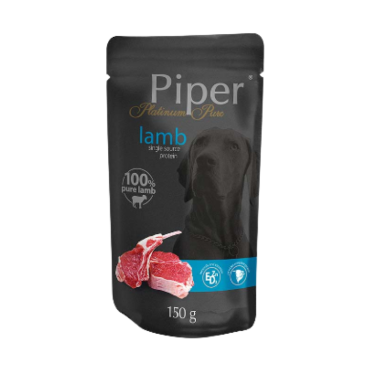 PiperDog Food Platinum Pure Lamb/ Pouch/ 150gr