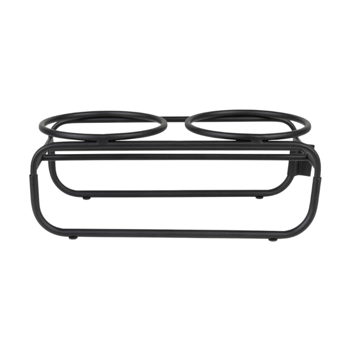 District 70 Butler Food Bowl Stand forDogs/ Black/ Medium
