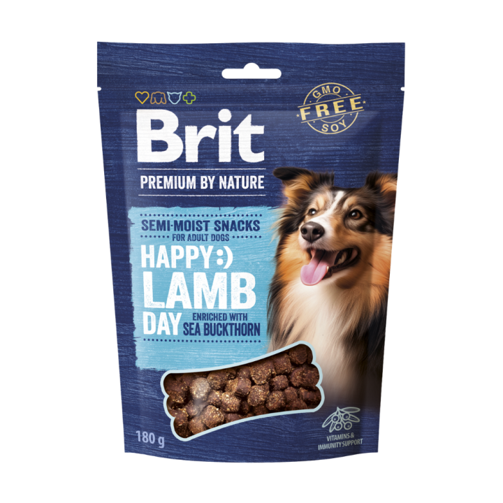 Brit Premium By NatureΒ®Dog Semi-Moist Snacks Lamb with Sea Buckthorn