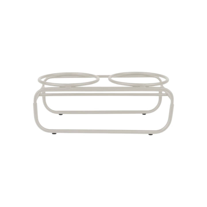 District 70 Butler Food Bowl Stand forDogs/ Beige/ Small