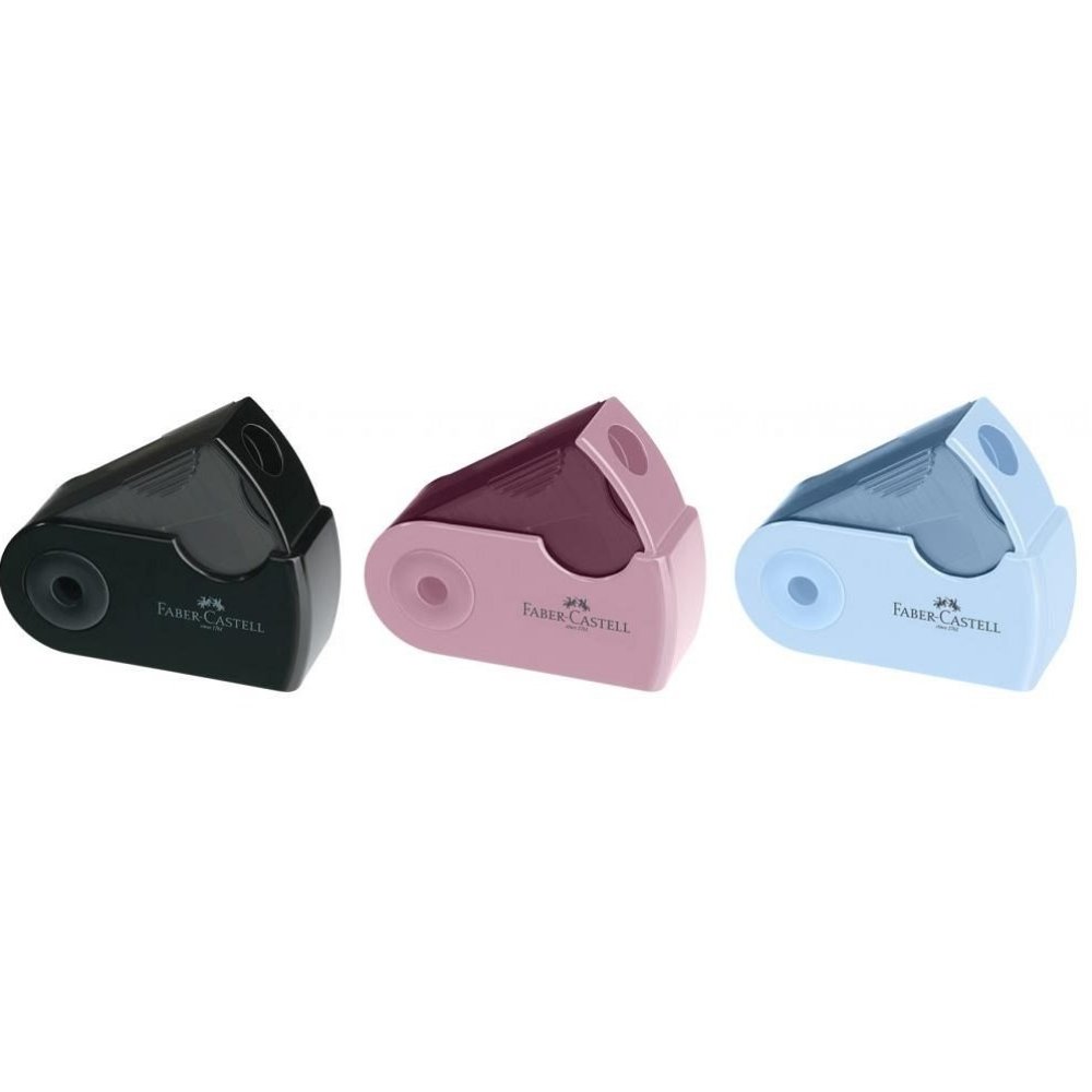 Faber Castell Sleeve Mini Sharpeners Assorted Colours