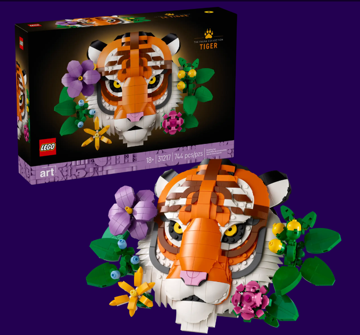 LEGO ART THE FAUNA COLLECTIOM TIGER 31217 18+ 744 PCS