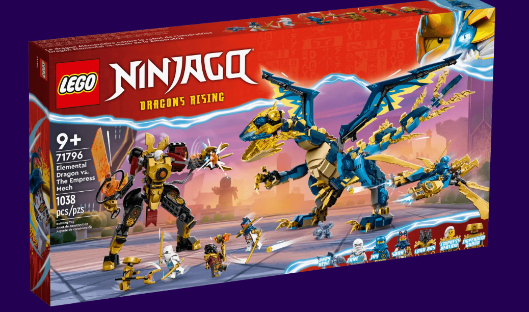 LEGO NINJAGO ELEMENTAL DRAGON VS THE EMPRESS 71796 9+