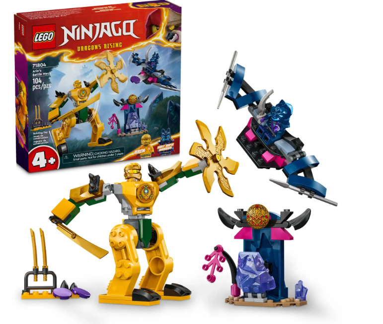 LEGO NINJAGO ARINS BATTLE MECH 71804 4+