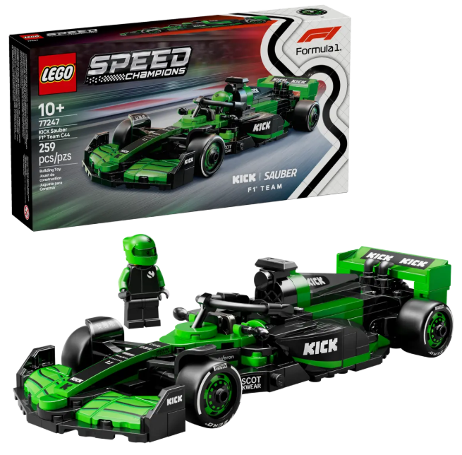 LEGO SPEED CHAMPIONS KICK SAUDER F1 TEAM C44 77247 259PCS 10+