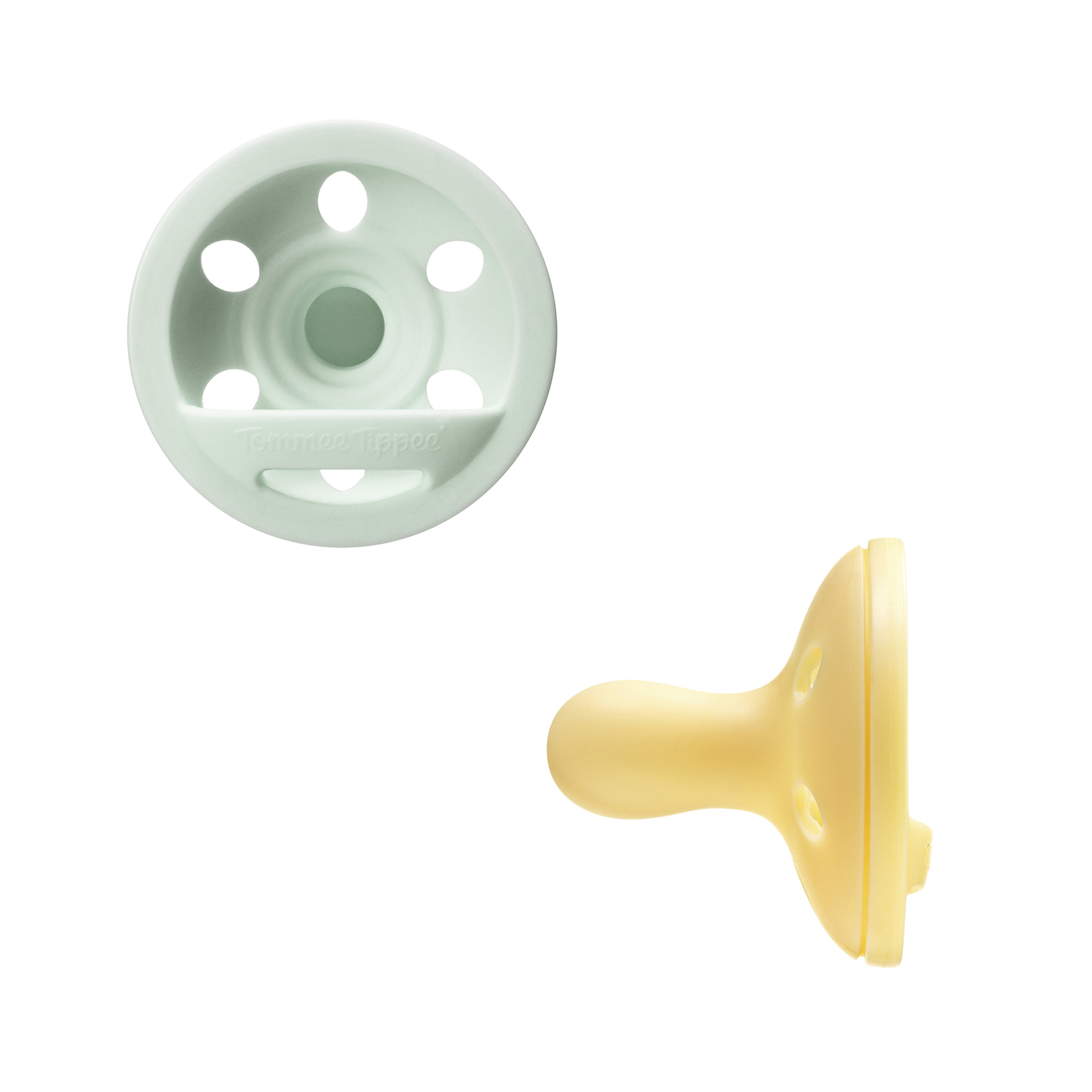 TT BREASTLIKE SOOTHERS 0-6 MONTHS GREEN/YELLOW