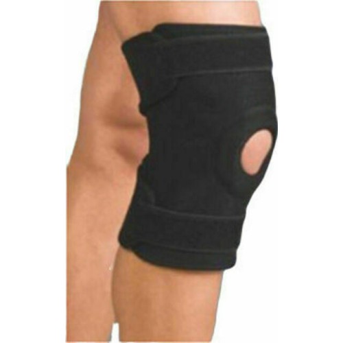 Anatomic Help 0555 Knee Brace Simple with Hole in Black Color - One Size