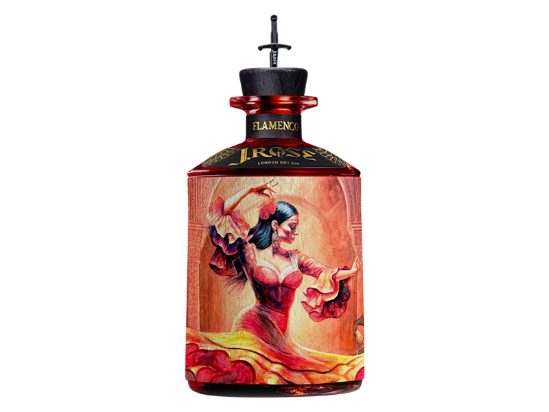 J. Rose Flamenco Gin 70cl, Italy