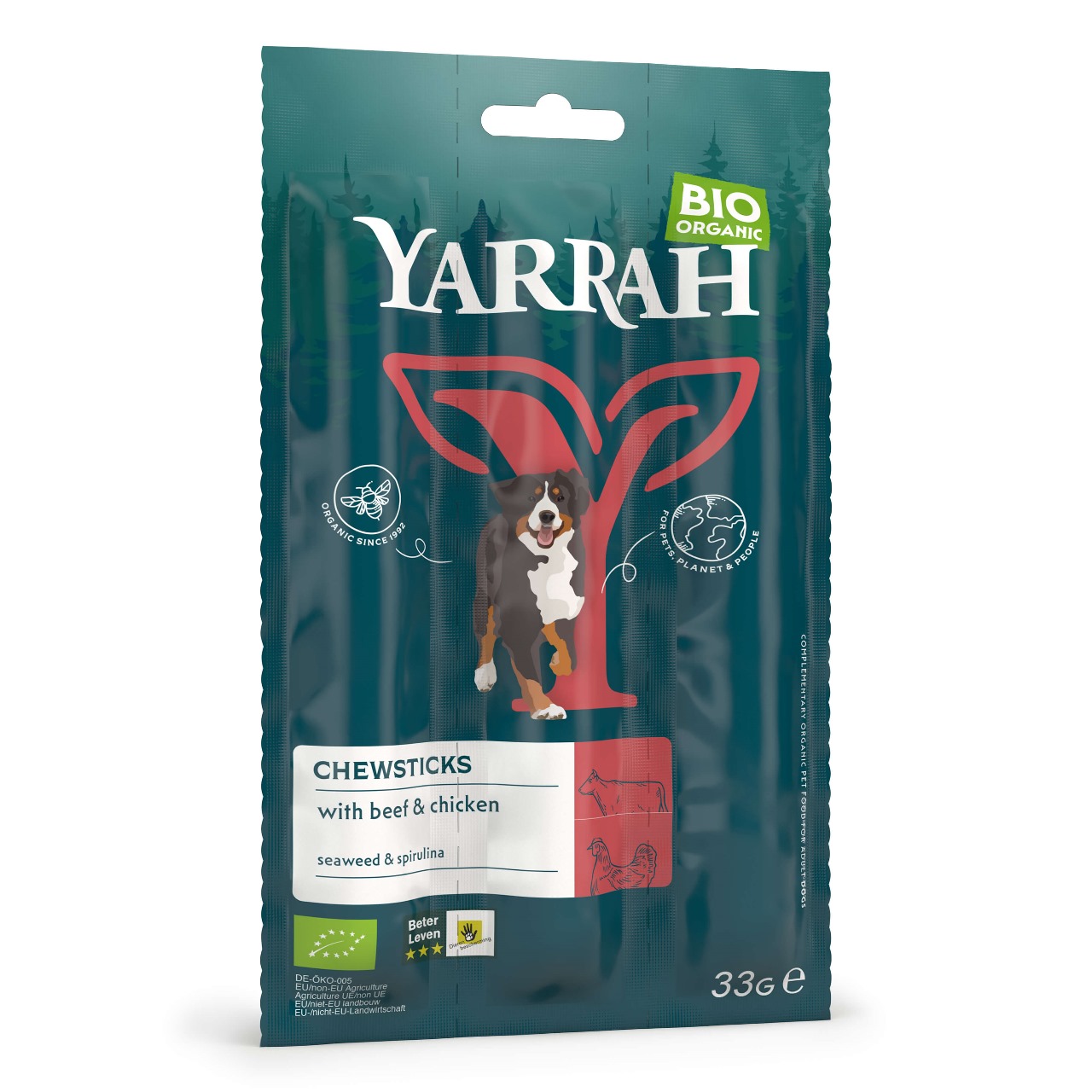 Yarrah Yarrah Bio Dog Chewsticks 33G