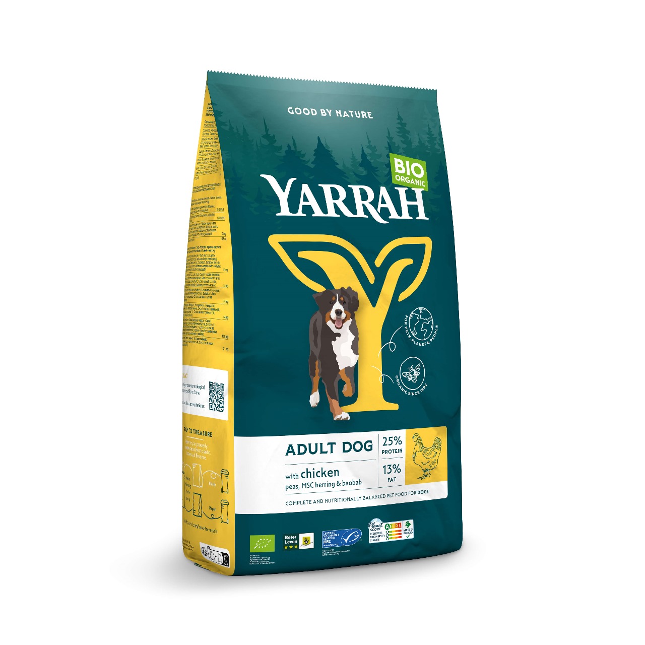 Yarrah Organic Adult Dog Dry Food With Chicken 5Kg