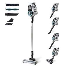 Taurus Vacuum Cleaner Stick, Ideal Avant, 29.6V, Lithium Batteries, 50 Min. Autonomy, Triple Filtration, Optic Led, Ergonomic Handle, Silver/ Turquoise
