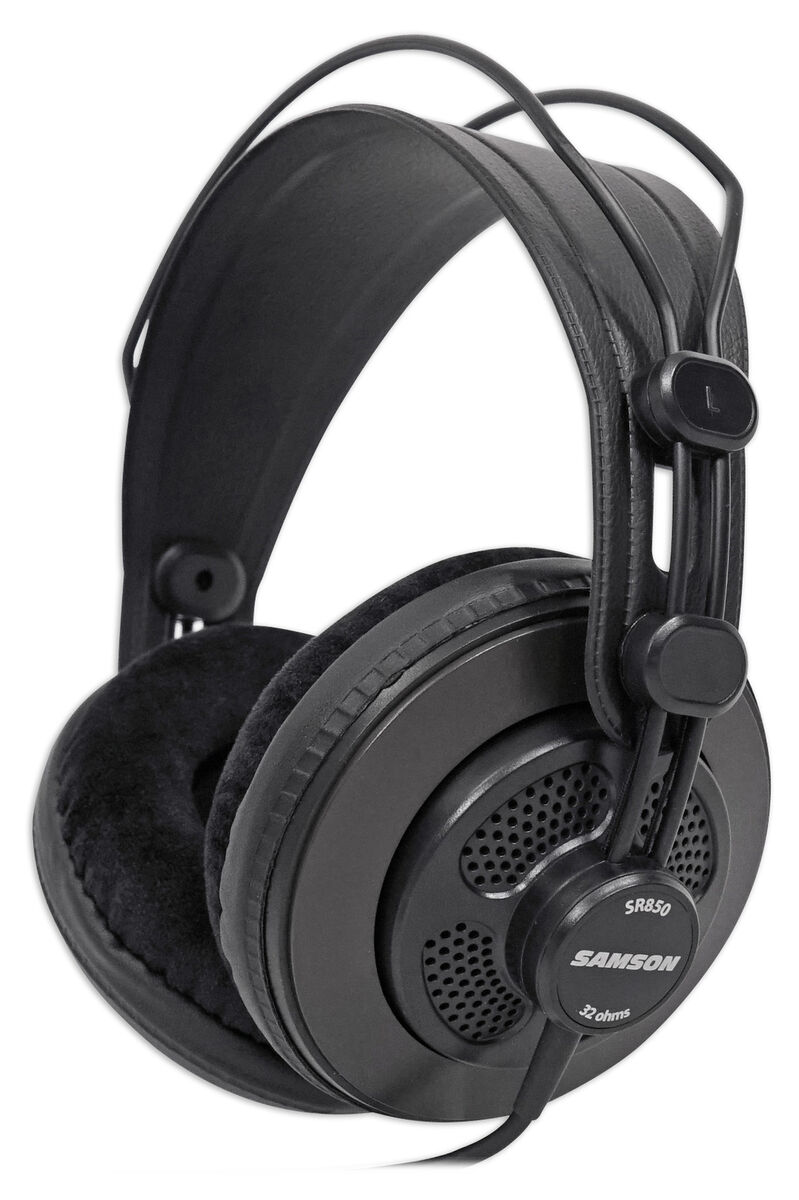 Samson Technologies SR850P 2 Pack Studio Headphone over‑ear monitor headphones pair