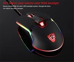 Motospeed V20 Wired Gaming Mouse Black