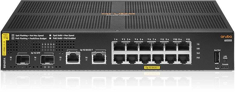 Hpe Switch Aruba 6000 12-Port 10/100/1000 R8N89A