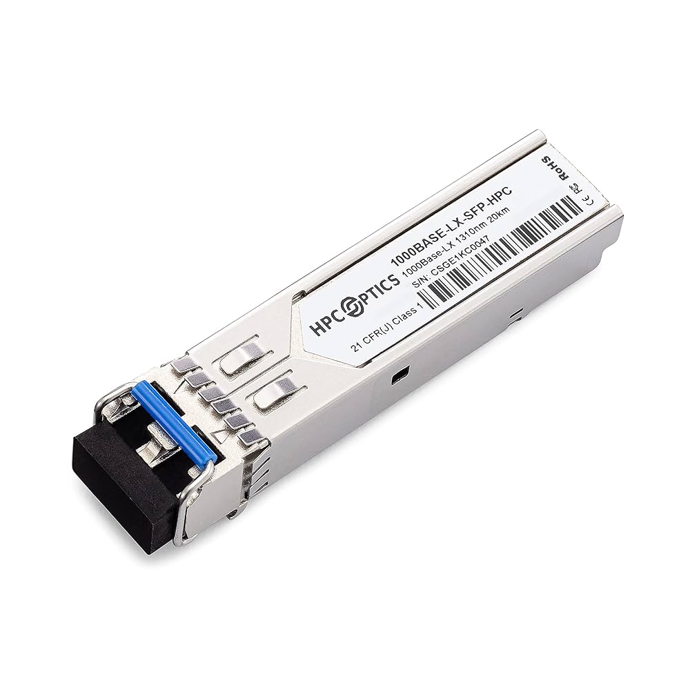 Hpe Aruba Tranceiver 1G Sfp Lc Lx 10Mm Smf Xcvr, For Hpe Switches With Sfp Ports