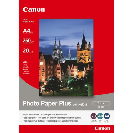 Canon Compatible Photo Paper Semi Gloss A4 260Gr 20Sh. 1686B021 – photo paper, semi-gloss, A4, 260g, 20 sheets