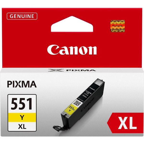 Canon Compatible Ink Cartridge 551Xl Yellow – yellow ink cartridge XL